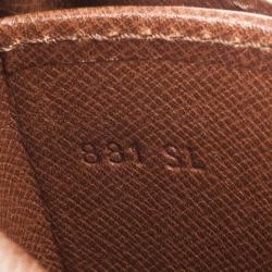 Pre Owned Louis Vuitton Vintage Monogram Canvas Cartouchiere MM Shoulder Bag