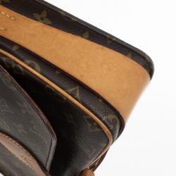Pre Owned Louis Vuitton Vintage Monogram Canvas Cartouchiere MM Shoulder Bag
