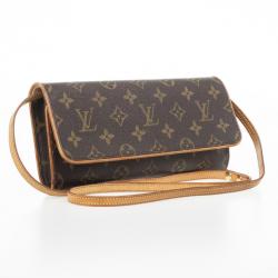Pre Owned Louis Vuitton Monogram Pochette Twin
