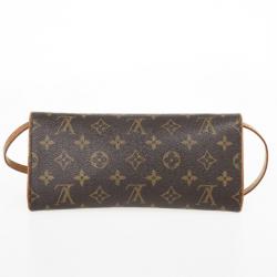 Pre Owned Louis Vuitton Monogram Pochette Twin