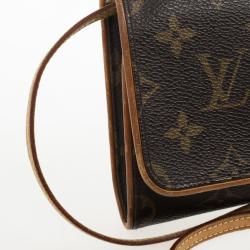 Pre Owned Louis Vuitton Monogram Pochette Twin