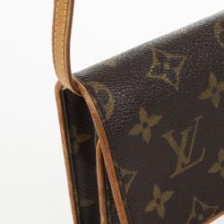 Pre Owned Louis Vuitton Monogram Pochette Twin