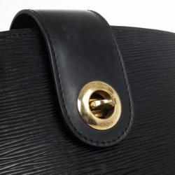 Pre Owned Louis Vuitton Black Epi Leather Cluny Shoulder Bag