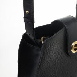 Pre Owned Louis Vuitton Black Epi Leather Cluny Shoulder Bag