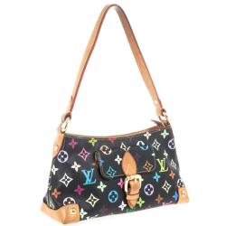 Pre Owned Louis Vuitton Monogram Multicolore Black Eliza Shoulder Handbag