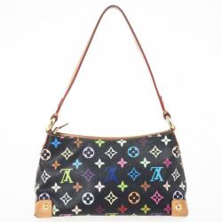 Pre Owned Louis Vuitton Monogram Multicolore Black Eliza Shoulder Handbag