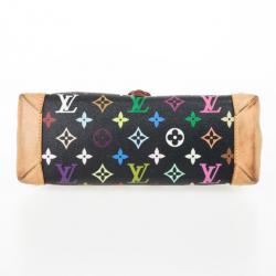 Pre Owned Louis Vuitton Monogram Multicolore Black Eliza Shoulder Handbag