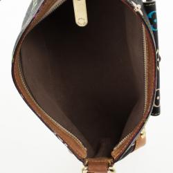 Pre Owned Louis Vuitton Monogram Multicolore Black Eliza Shoulder Handbag