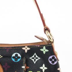 Pre Owned Louis Vuitton Monogram Multicolore Black Eliza Shoulder Handbag