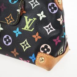 Pre Owned Louis Vuitton Monogram Multicolore Black Eliza Shoulder Handbag