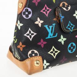 Pre Owned Louis Vuitton Monogram Multicolore Black Eliza Shoulder Handbag