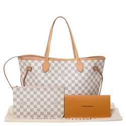 مملوكة مسبقًا Louis Vuitton Damier Azur Canvas Neverfull MM Bag
