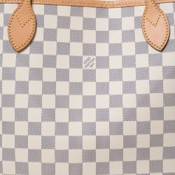مملوكة مسبقًا Louis Vuitton Damier Azur Canvas Neverfull MM Bag
