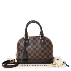 مملوكة مسبقًا حقيبة لوي فيت ون ألما كانفاس دامييه أيبين مونوغرامي  BB