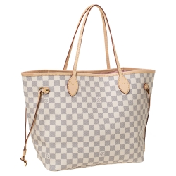 Louis Vuitton Damier Azur Canvas Neverfull MM Bag