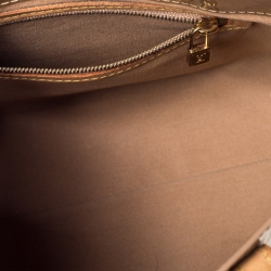 Pre Owned Louis Vuitton Noisette Vernis Reade PM Bag