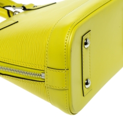 Pre Owned Louis Vuitton Citron Epi Leather Alma BB Bag