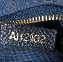 Pre Owned Louis Vuitton Blue Infini Monogram Empreinte Leather Speedy Bandouliere 25 Bag