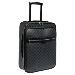 Pre Owned Louis Vuitton Damier Graphite Canvas Business Pegase Legere 50 Luggage Bag