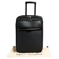 Pre Owned Louis Vuitton Damier Graphite Canvas Business Pegase Legere 50 Luggage Bag