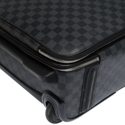 Pre Owned Louis Vuitton Damier Graphite Canvas Business Pegase Legere 50 Luggage Bag