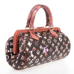 Pre Owned Louis Vuitton Limited Edition Richard Prince Monogram Watercolor Aquarelle Papillon Frame Bag