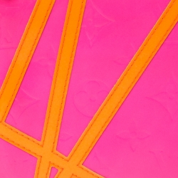 Pre Owned Louis Vuitton Fluo Rose Monogram Vernis Robert Wilson Lexington Pochette Bag