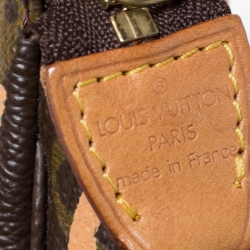 Pre Owned Louis Vuitton Monogram Canvas Limited Edition Stephen Sprouse Graffiti Pochette Accessoires