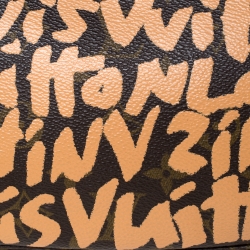 Pre Owned Louis Vuitton Monogram Canvas Limited Edition Stephen Sprouse Graffiti Pochette Accessoires