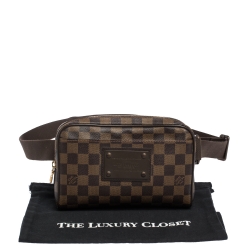 مملوكة مسبقًا Louis Vuitton Damier Ebene Canvas Bum Brooklyn Waist Bag