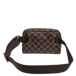مملوكة مسبقًا Louis Vuitton Damier Ebene Canvas Bum Brooklyn Waist Bag