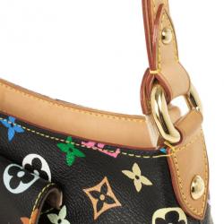 Pre Owned Louis Vuitton Monogram Multicolore Black Eliza Shoulder Handbag