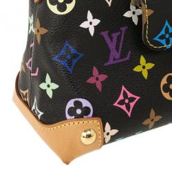 Pre Owned Louis Vuitton Monogram Multicolore Black Eliza Shoulder Handbag
