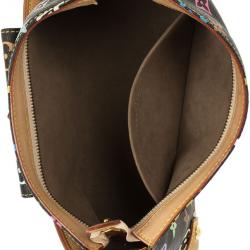 Pre Owned Louis Vuitton Monogram Multicolore Black Eliza Shoulder Handbag