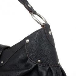 مملوكة مسبقًا Louis Vuitton Black Mahina Leather Solar GM Bag