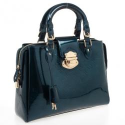Pre Owned Louis Vuitton Dark Green Vernis Melrose Avenue
