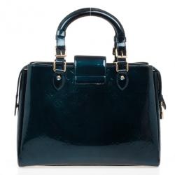 Pre Owned Louis Vuitton Dark Green Vernis Melrose Avenue