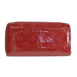 Louis Vuitton Red Monogram Vernis Leather Zippy Wallet Louis Vuitton | TLC
