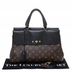 Pre Owned Louis Vuitton Black Monogram Canvas Venus Bag                   