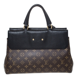 Pre Owned Louis Vuitton Black Monogram Canvas Venus Bag                   
