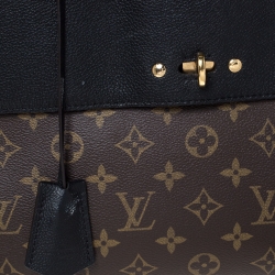 Pre Owned Louis Vuitton Black Monogram Canvas Venus Bag                   