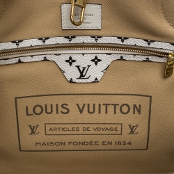 Louis Vuitton Khaki Giant Monogram Canvas Neverfull MM Bag