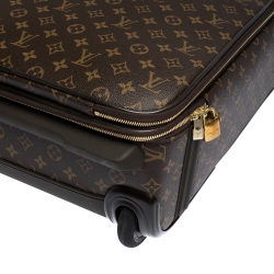 Pre Owned Louis Vuitton Monogram Canvas Business Pegase Legere 55 Luggage