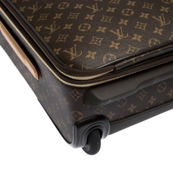 Pre Owned Louis Vuitton Monogram Canvas Business Pegase Legere 55 Luggage