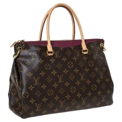 Pre Owned Louis Vuitton Monogram Canvas Pallas MM Bag
