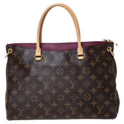 Pre Owned Louis Vuitton Monogram Canvas Pallas MM Bag