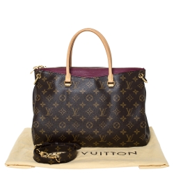 Pre Owned Louis Vuitton Monogram Canvas Pallas MM Bag