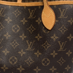 Louis Vuitton Monogram Canvas Neverfull MM Bag