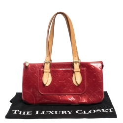 مملوكة مسبقًا Louis Vuitton Pomme D’amour Monogram Vernis Rosewood Avenue Bag