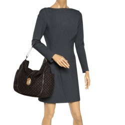 Pre Owned Louis Vuitton Fusain Monogram Canvas Idylle Romance Bag